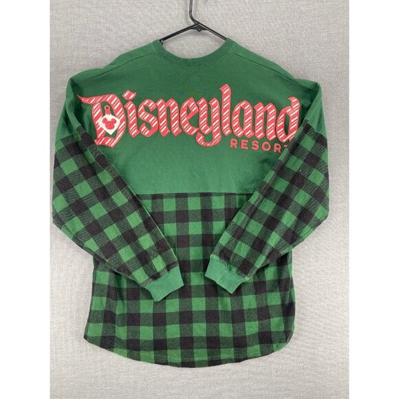 SPIRIT JERSEY Other - 2020 Disneyland Resort Holiday Green Plaid Candy Cane Christmas Spirit XL Jersey